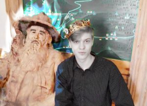 Jiří Sedlář - KRÁL REBELŮ 2017 při zahájení "filmové" show v království Zlatokopa Henryho